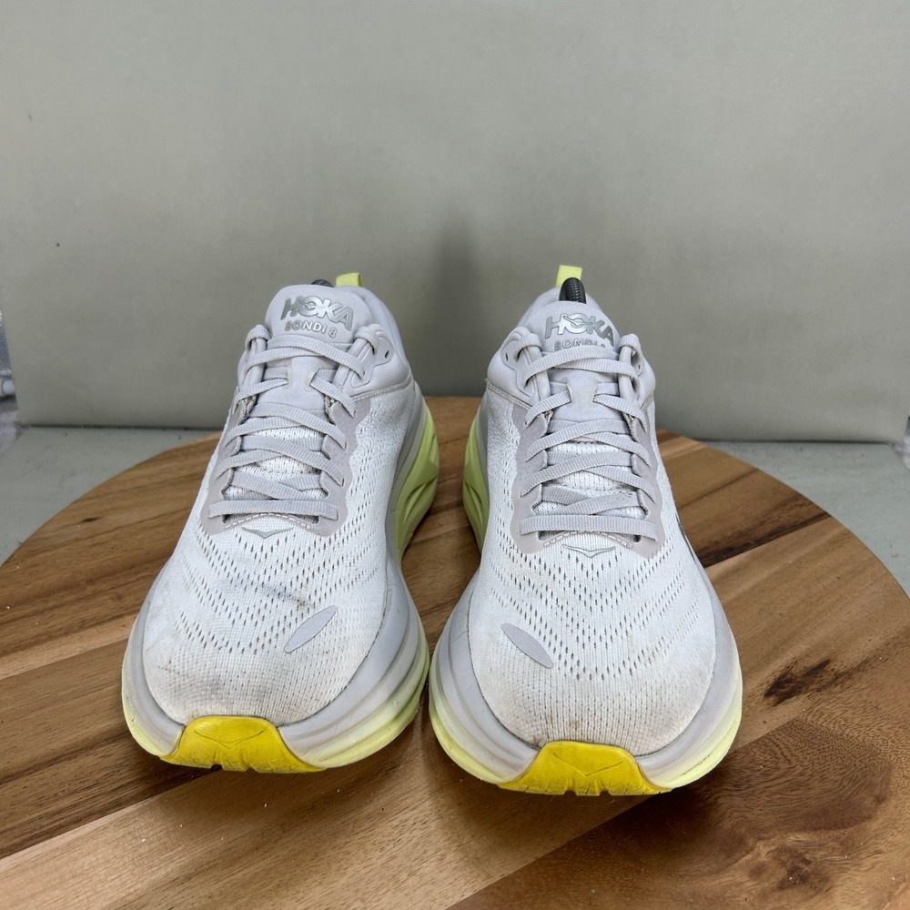 Hoka One One Womens Bondi 8 Nimbus Cloud Lunar Rock Running Shoes Size 10 B - Picture 2 of 8